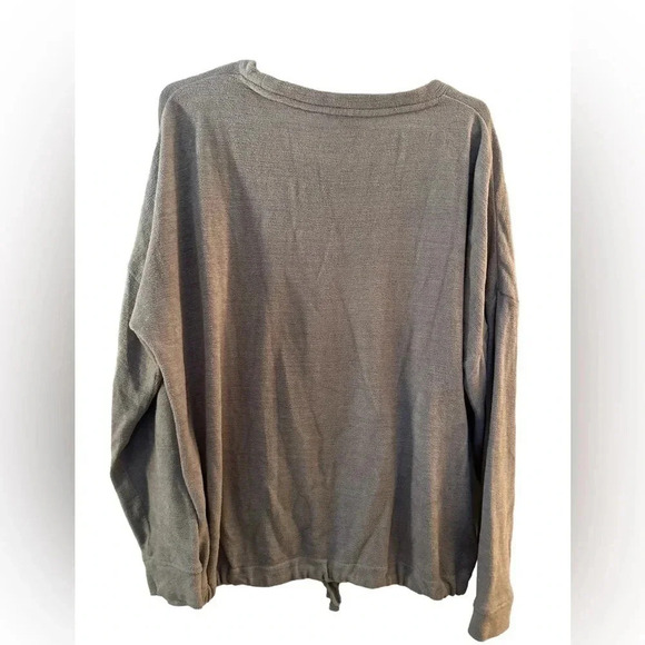 Three Dots soft long sleeve pullover in gray - Picture 2 of 7